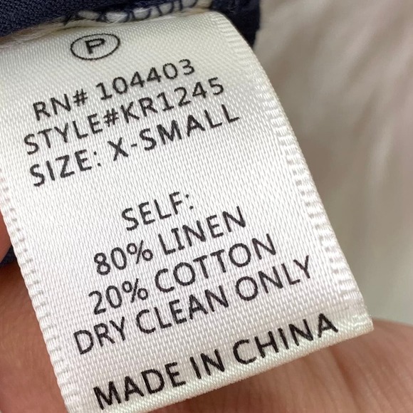 Revolve J.O.A Los Angeles Trapeze Halter Pleats Tank Linen cotton Blue Size SX - Picture 12 of 16